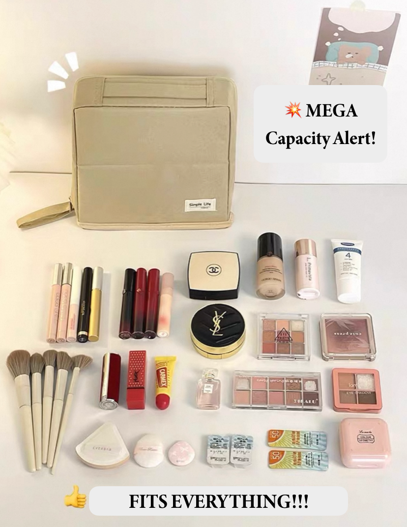 SnapPal Canva Magnetic Makeup Bag