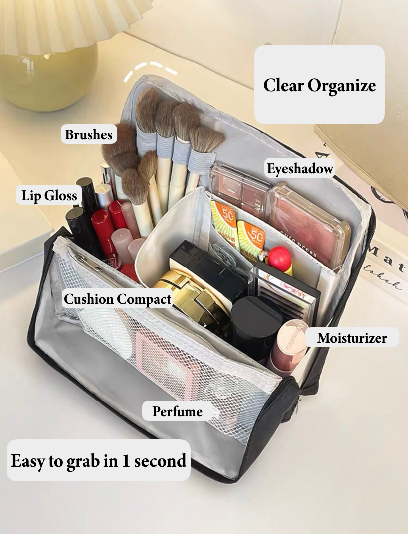 SnapPal Canva Magnetic Makeup Bag