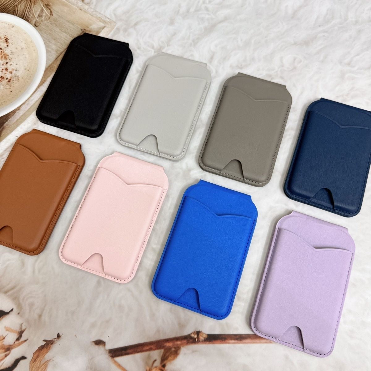 SnapPal Magsafe Wallet Magnetic Stand Mirror Card Bag