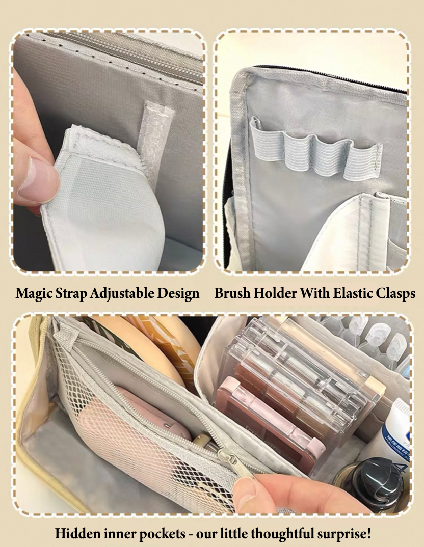 SnapPal Canva Magnetic Makeup Bag