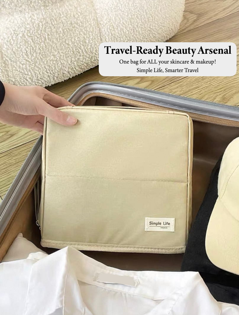 SnapPal Canva Magnetic Makeup Bag