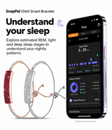 SnapPal Orbit Smart Bracelet — sleep analysis