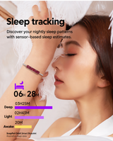 SnapPal Orbit Smart Bracelet — sleep tracking