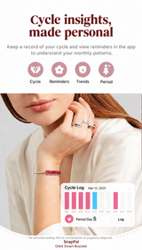SnapPal Orbit Smart Bracelet — personal cycle tracking