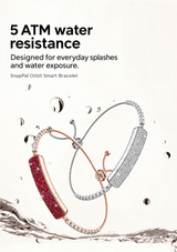 SnapPal Orbit Smart Bracelet — water resistance