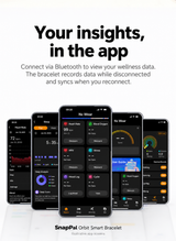 SnapPal Orbit Smart Bracelet — app connection
