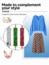 SnapPal Orbit Smart Bracelet — outfit inspiration
