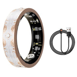 SnapPal Orbit Smart Ring — Ornate Pearl White