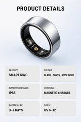 Smart ring product specifications